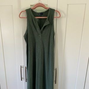 Green Gap maxi dress